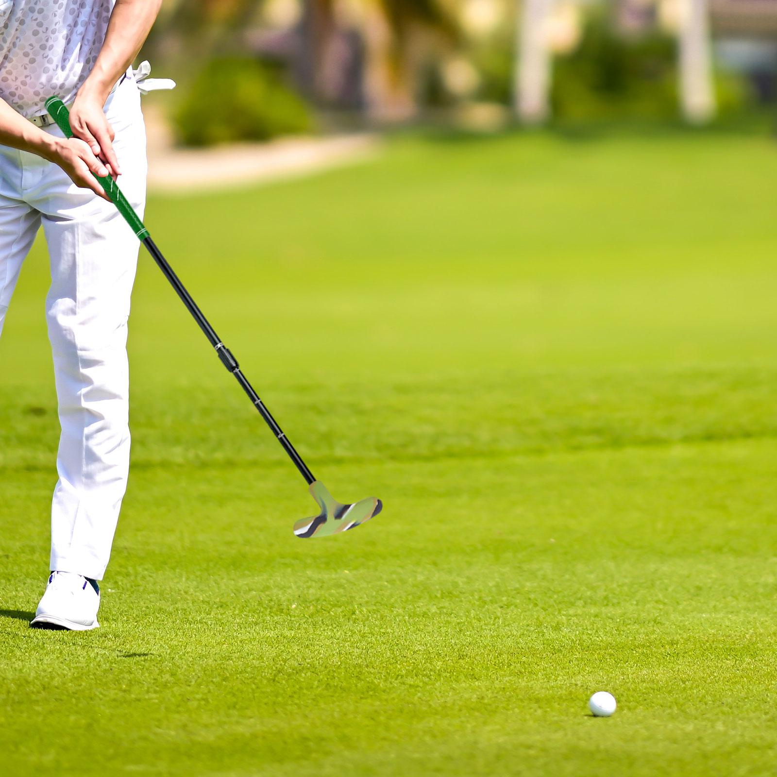 

Golf Putter Golf Putting Club Professional Portable with Scale Non Slip or Left Handed Retractable for Women Men зелений