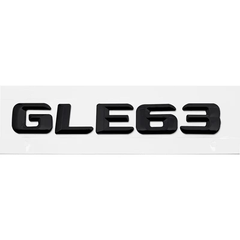 3D Car Rear Trunk Sticker Tail Number Emblem for Mercedes Benz GLE43 GLE63 GLE300 GLE320 GLE350 GLE400 GLE450 GLE500 GLE550