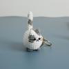 Handmade Handwoven Kitten Pendant Multi Color Animal Bag Charm Cat Key Ring  Gift Giving