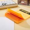 Student Class Notepads Fluorescent Horizontal Line Sticky Notepad, Strong Adhesive Removable Memo High Saturation Sheets Pad, Multi-color Lined Paper