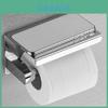 304 Stainless Steel Toilet Paper Holder With Phone Shelf Waterproof Bathroom Accessory For Kitchen