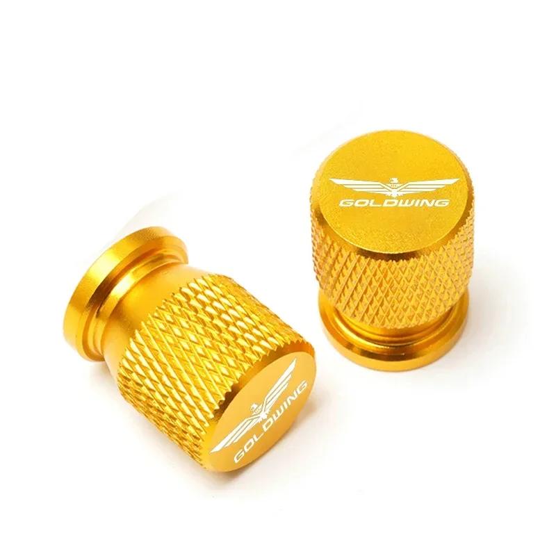 For Honda Goldwing Gold Wing 1800 GL1800 GL1200 GL1000 GL1500 1000 1200 Tire Valve Caps Tyre Stem Covers Airdust Waterproof