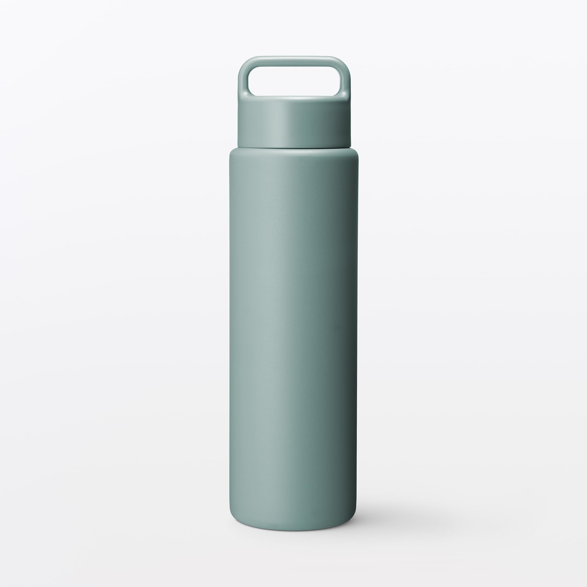 MUJI Vacuum Insulated Handle Smoky 23112666 Bottle, Type, 750mL, Green,