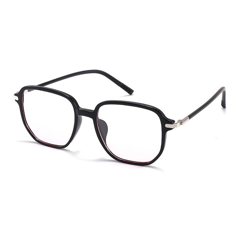 

Интернет-знаменитость в одном стиле с лицом без макияжа, очки, чтобы сделать большое лицо, худые черные очки в оправе, женская