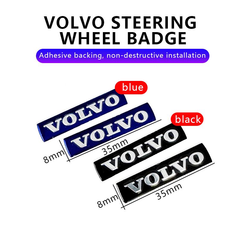 35*8mm Pro Volvo XC90 V90 XC60 V40 S60 V60 S40 Před rokem 2010 Samolepka Samolepka na volant Volvo Modrý znak Samolepka do interiéru