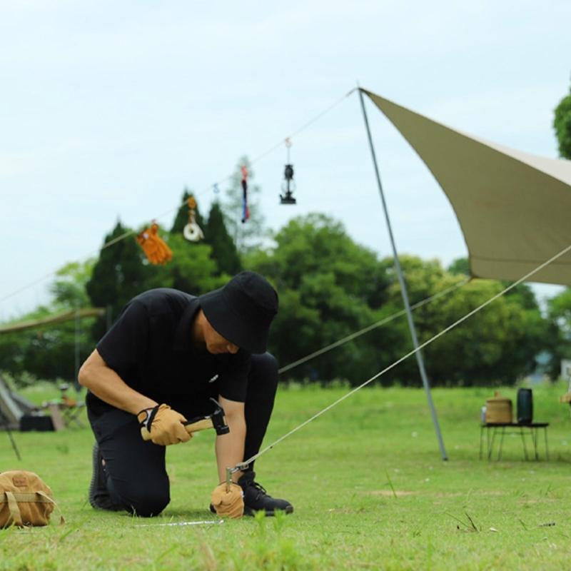 Outdoor Campings Stake Campings Anchors Peg Stainless Steels Tent Stake Replacement Yard Lawns Peg with Bag Enduring