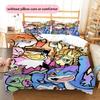 Cute Digimon Duvet Cover & Pillowcases, Digimon Fan Bedroom Bedding, Perfect Gift.chl