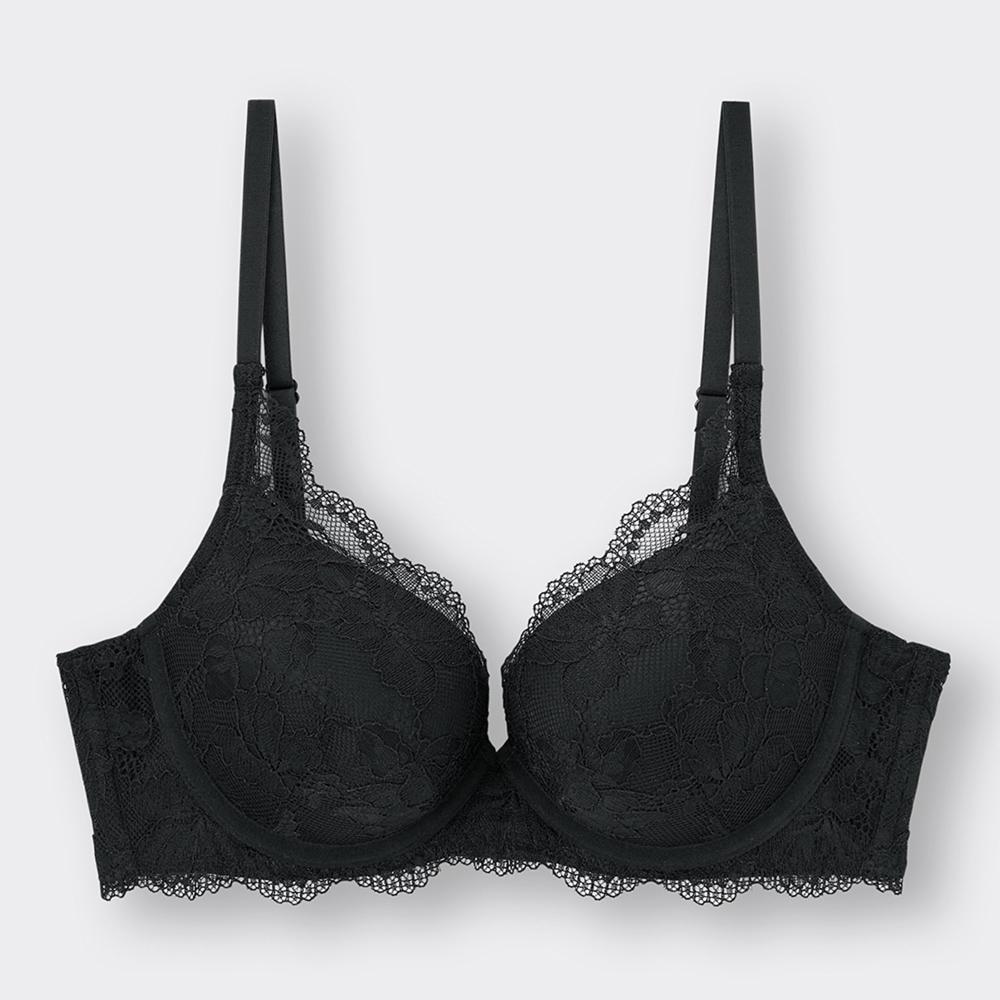 

Бюстгальтер Push Up с кружевом Gu By Uniqlo 10 PINK/CD90