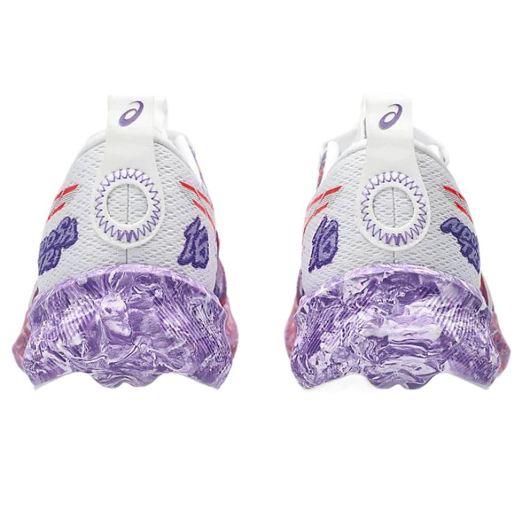 Asics Noosa Tri 16 Comfortable Fashion Trendy Minimalist Cushioning Low-Top Running Shoes Women sneaker White Purple 1012B675-101