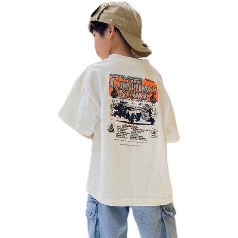 T-Shirt für Jungen, Babykleidung, kurzärmeliges T-Shirt, Kinderoberteil, T-Shirt für den Sommer, Kleinkinder, Kinderkleidung