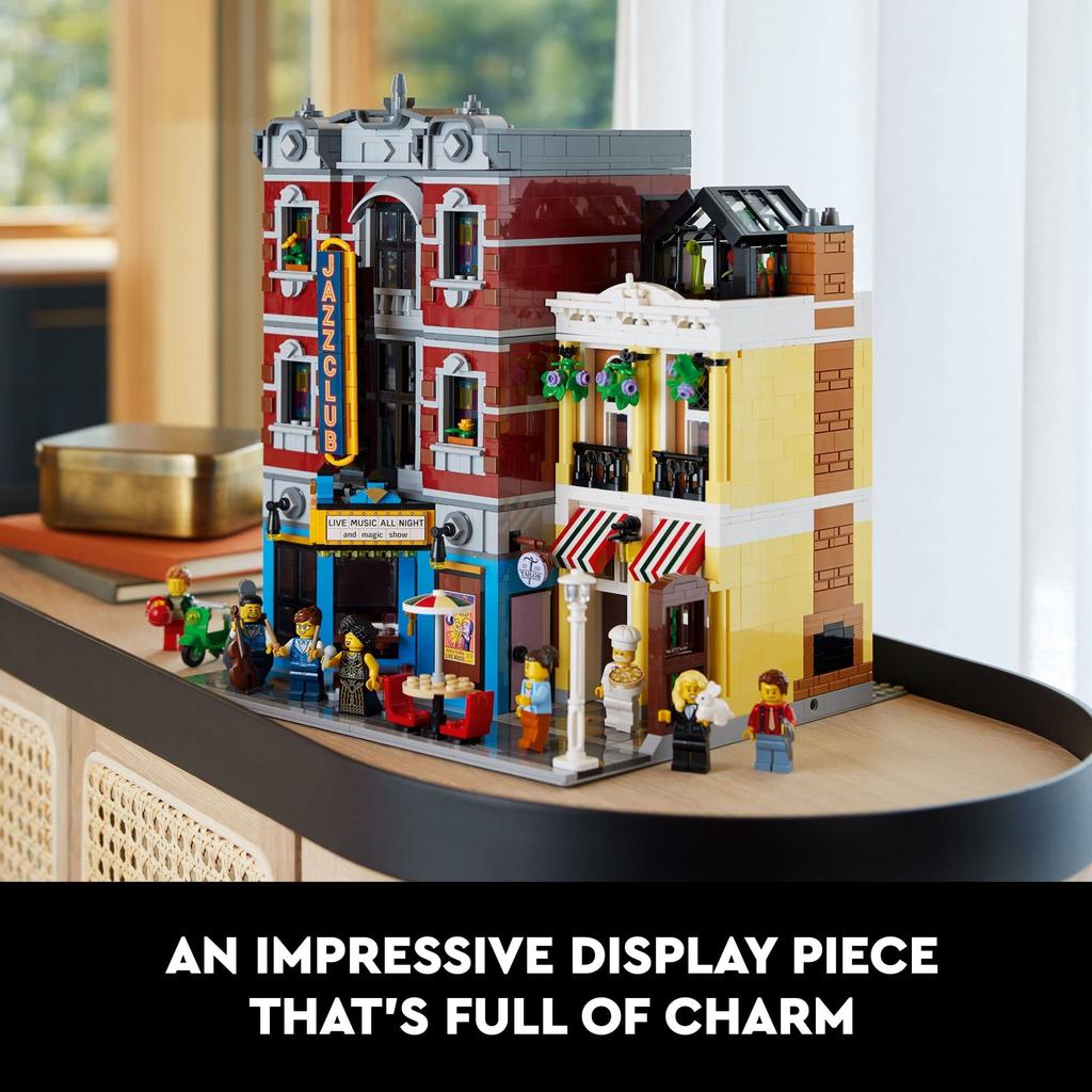 LEGO Icons Jazz Club 10312 Building Set for Adults and Teens Gift for Music Enthusiasts and Jazz Fans Includes 5 Detailed Rooms in a Music Venue and 8