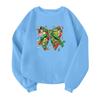 Children's Fashionable Lightweight Long-sleeved Round Neck Pullover With Pockets Printed Pullover