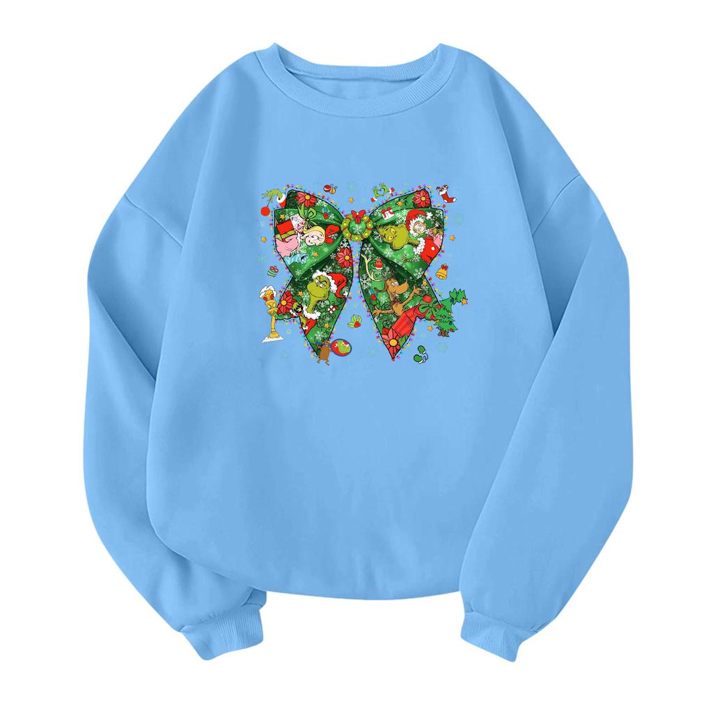 Children's Fashionable Lightweight Long-sleeved Round Neck Pullover With Pockets Printed Pullover