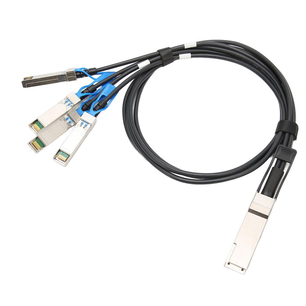 100G QSFP28 DAC Cable 1 Meter Transmission Distance QSFP28 To 4 SFP28 100G Speed Direct Attach Cable for Big Data Device