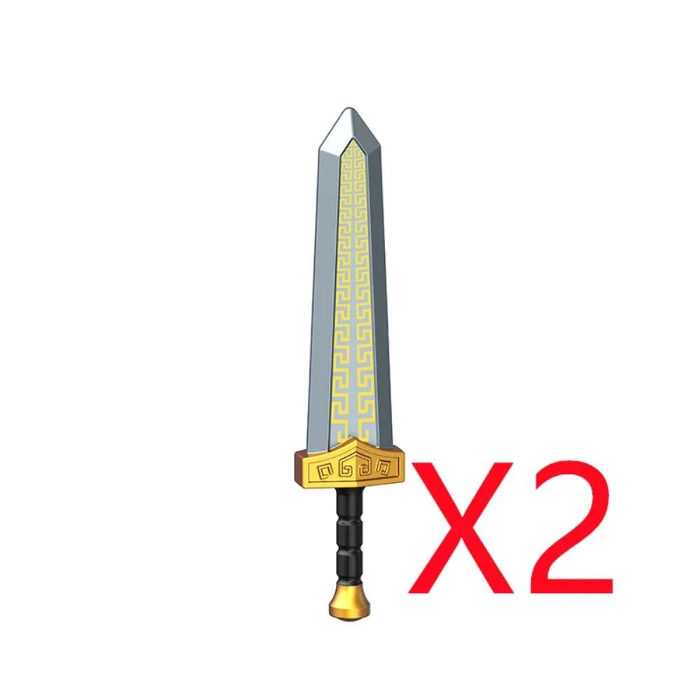MOC Military Medieval Building Blocks Accessories Soldier Figures Bicolor Weapons Crossbow Sword helmet Tomahawk Toy Gift X006