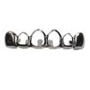 Hollow Top Bottom Grillz Hip Hop Cosplay Costume Rapper Accessory Teeth Decoration Suitable For Halloween Parties Hip-hop Concerts Birthday Gifts