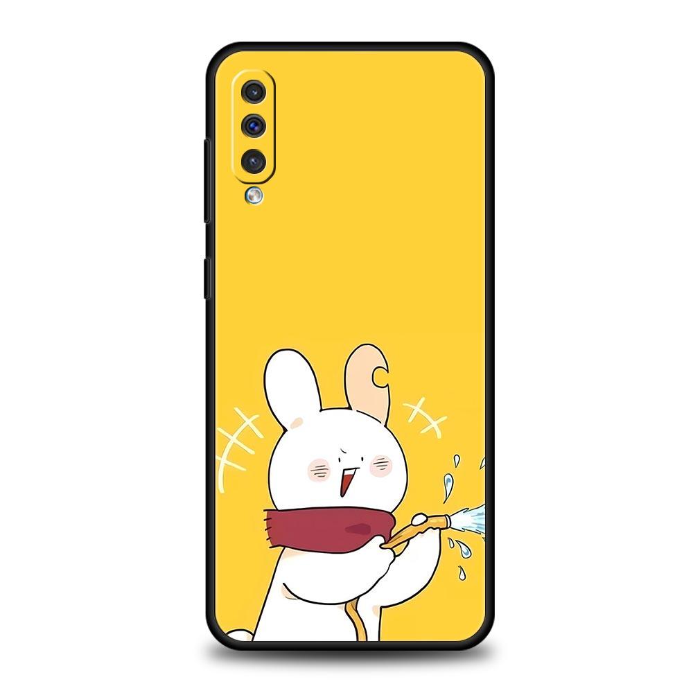 Cartoon Duck Phone Case for Samsung Galaxy A56 A36 A26 A16 A34 A24 A42 A22 A20 A12 A40 A30 A10 5G Soft TPU Cover Shell Funda Bag