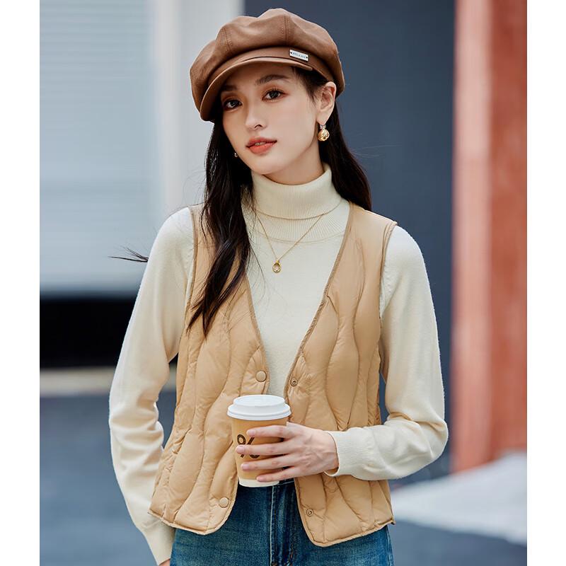 Women's Casual Short Down Vest