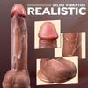 8.6 Inch Realistic Oversized Dildo Vibrator Sex Toy With Heated,Rotating,10 Speed Thrust,10 Frequency Vibration.Female G-spot Orgasm Adult Products