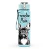 1PC French Bulldog Terrible Mom Quote Art 750ml Color Plastic Sports Water Bottle Leakproof Flip Straw Lid Suitable for Sports Office Home Use