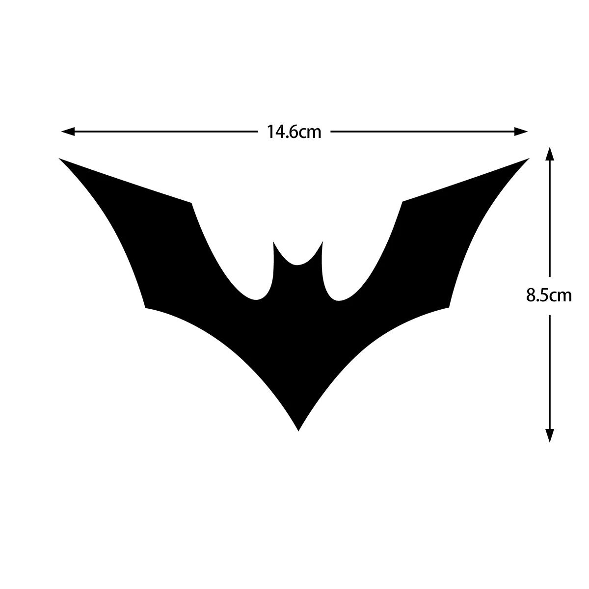 

Car Stickers Window Door Windshield Scratch Cover Cartoon Cool Motorcycle Reflective Decal Bat Batmans Decoration