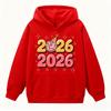 2026 New Year Retro Party Graphic Clothing Disco Ball Design Creative Hoodies Women Casual Fashion Happy New Year Holiday Tops
