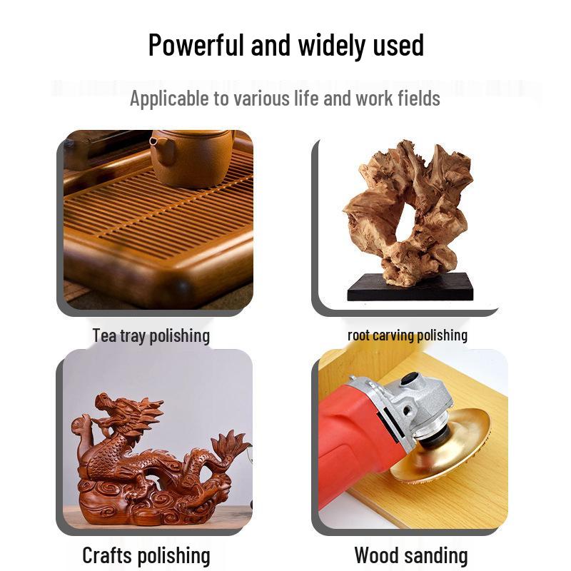Woodworker Angle Grinder Disc: Sanding, Shaping, Grinding, Sharpening, and Polishing Tool.