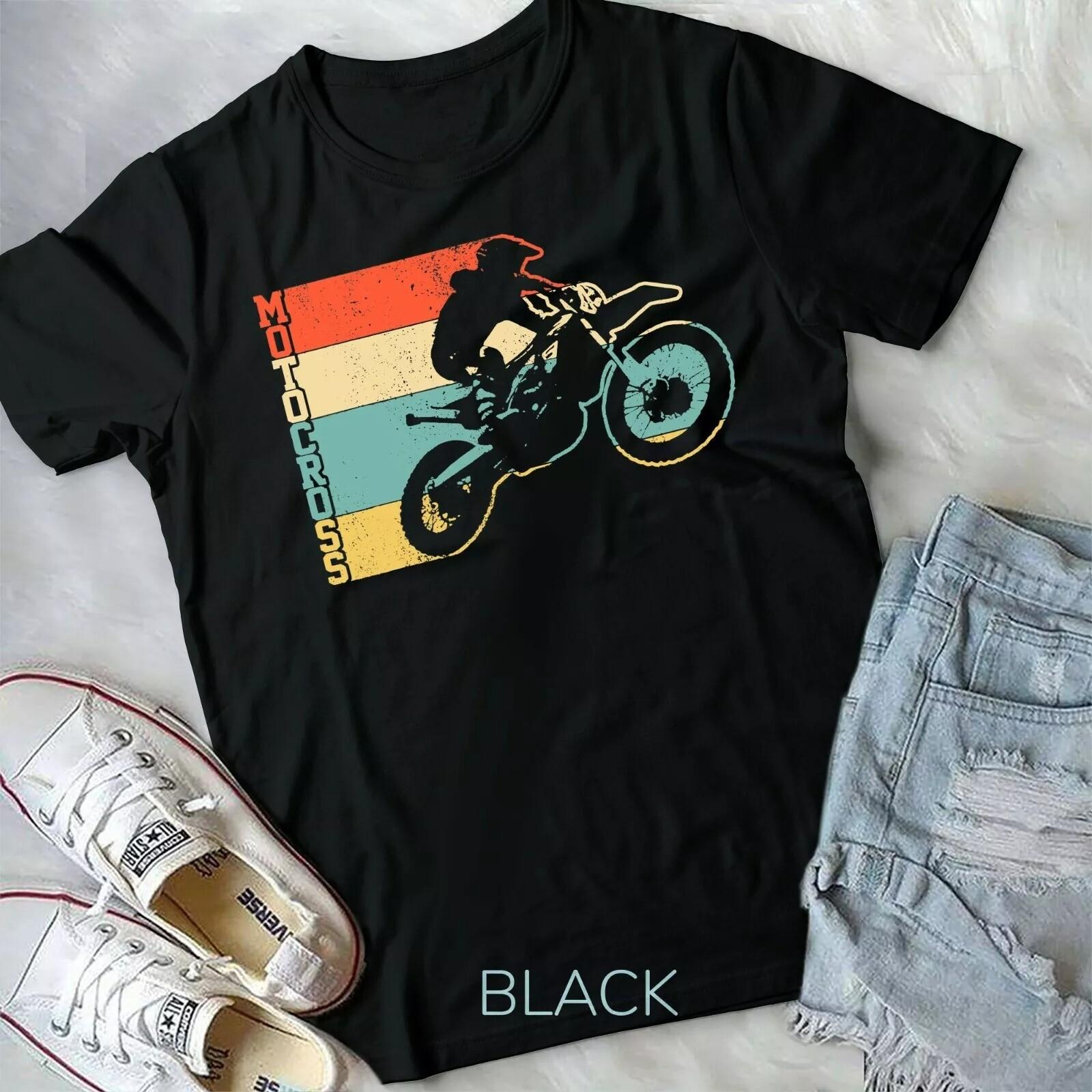 Motocross Vintage Enduro Dirt Bike Motorcycle MX Biker Gift Unisex Youth T- XXL