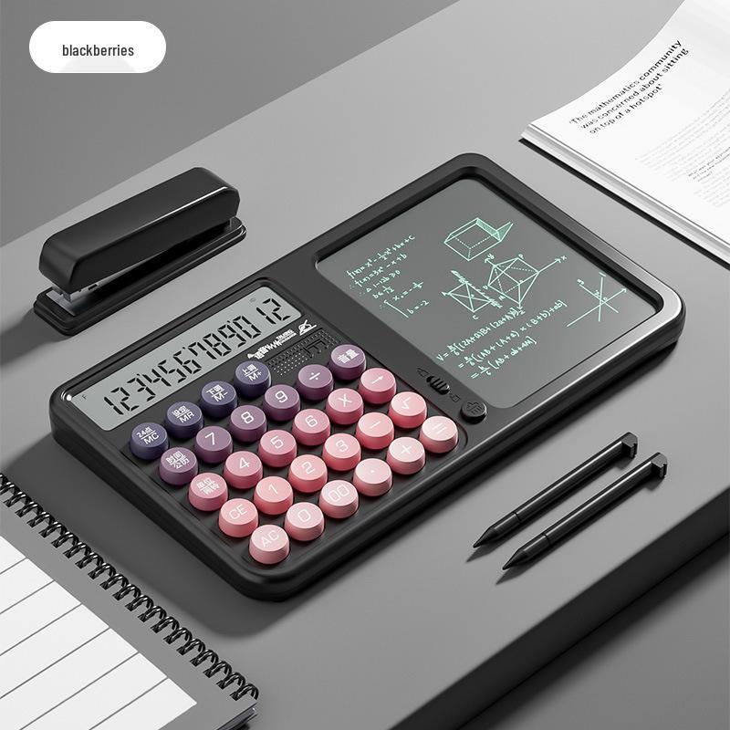 Voice-Activated Handwriting Tablet: Multifunction Desktop Calculator & Memo Pad with Large Screen