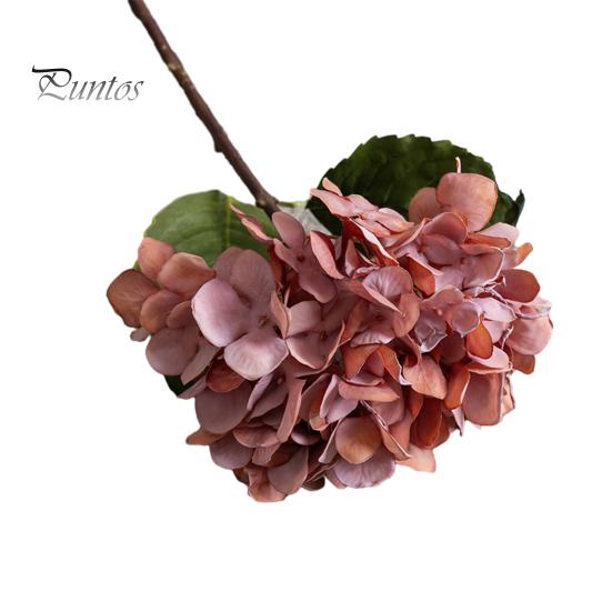 

Искусственный цветок, устойчивый к выцветанию, имитация гортензии, реалистичное искусственное растение для украшения дома, свадьбы розовый/фиолетовый