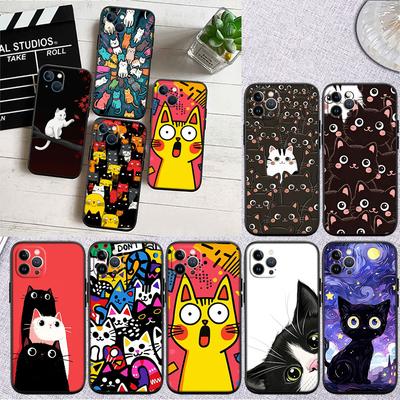 LO23 Cat Kitten Meow Soft Shell Phone Case for Redmi Note 8 9 Pro Max 9S 9T 9C NFC 8T 8A 10A A4