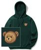 Small Bear Face Logo Hoodie - Green