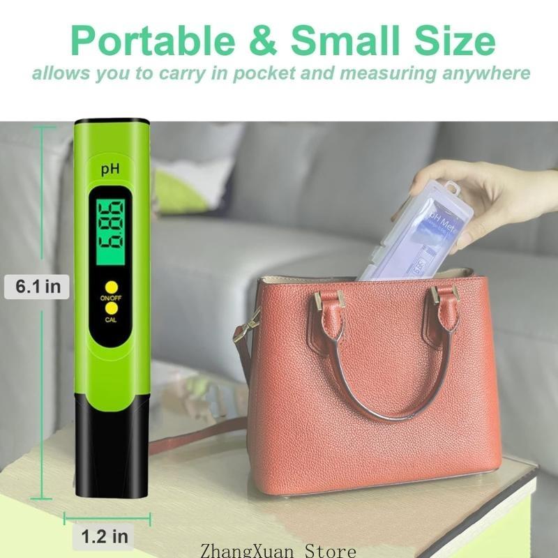 0-14PH Digital Meter, Tester for Water, Meter 0.01PH HighPrecision Water Quality Tester for Aquarium,Pool 3XUF