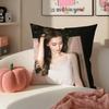 Beautiful Actress AAngelababy Cushion Cover Pillowcase Short Plush Invisible Zipper Room Sofa Cushion Cover