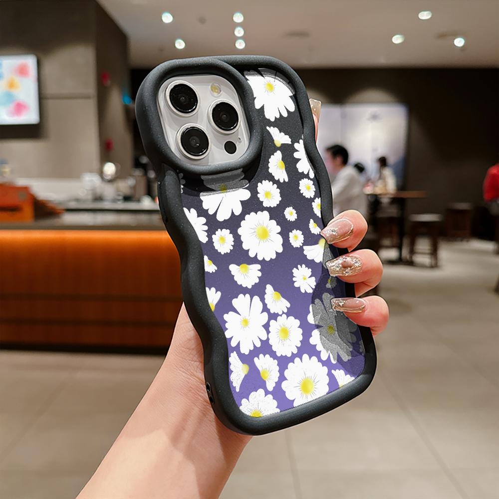 Sunflower Silicone Soft Phone Case for iPhone 16 15 14 13 12 11 Pro Max XS X XR Plus Anti-Scratch, Shockproof Fit Trendy Cover