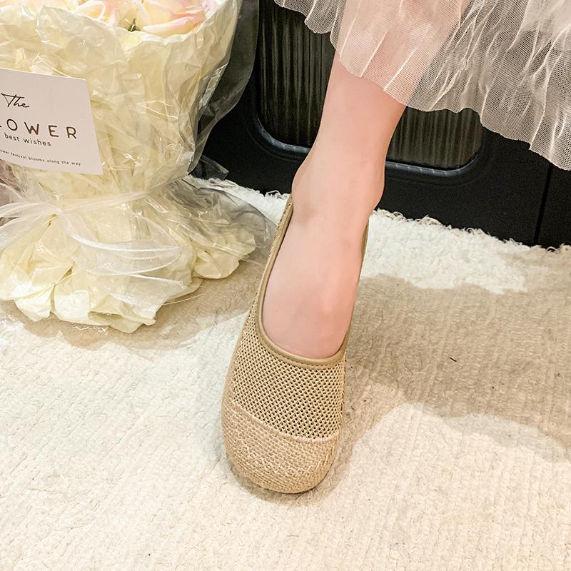 Fashion 2025 Hot selling Shoes Tennis Female Dress Flats Soft Summer Breathable Fabric Breathable Shoes Soft