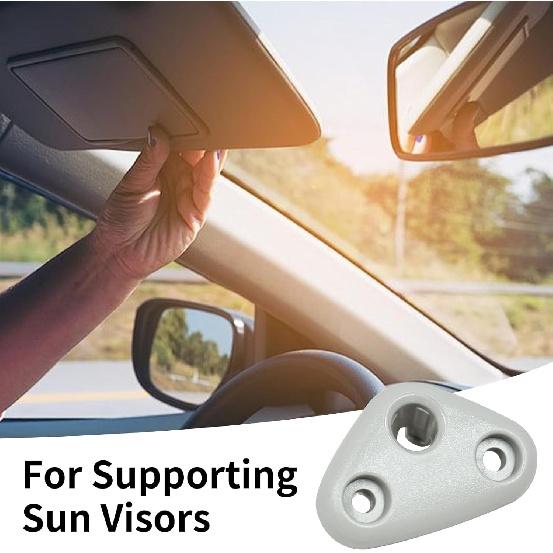 Sun Visor Mount Clip Compatible with Subaru Forester Impreza Crosstrek, Driver Side Visor Mount Clip, Gray Sun Visor Repair Bracket
