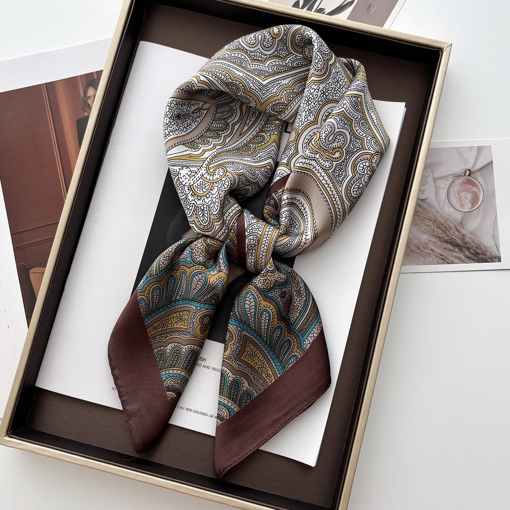 1pc 70*70cm Luxury Square Scarf Women New Beach Bandana Hair Headband Fashion Lady Shawl Wrap Female Neckerchief Hijab