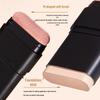 Lightweight Brightening Foundation Stick: Long-lasting, Smooth Coverage with a Natural Finish, Blemish-concealing, No Caking.