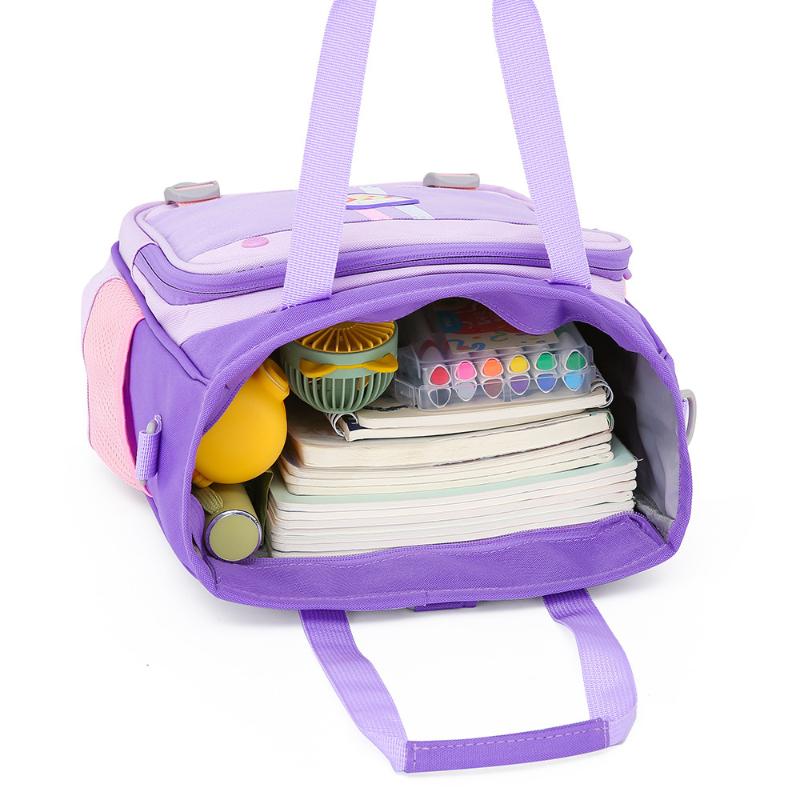 BUKA 2025 Summer New Pupil Portable Tutoring Bag Lightweight Multi-purpose Kid's Bags Wear-resistant Oxford Student Homework Storage Bag Art Package