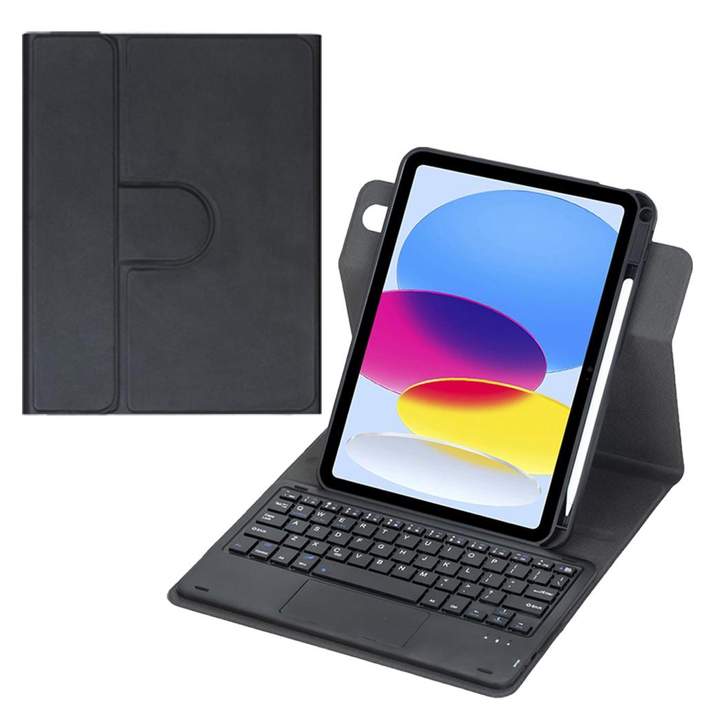 iPad 11 A16 Tablet 360° Rotating Protective Case with Magic Keyboard and Gradient Backlit Keyboard