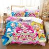 Anime New Pretty Cure Bedding Set Single Twin Full Queen King Size Bed Set Adult Kid Bedroom Polyester Duvet Cover Sets