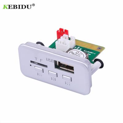 5V 12V MP3 Çalar Dekoder Kurulu Araç Ses Modülü Kablosuz FM Alıcı Radyo WMA FM TF USB 3.5mm AUX Araba aksesuarları