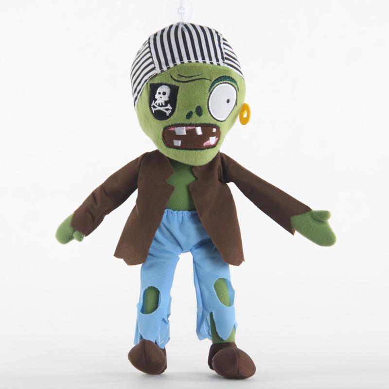 39 Styles 22-30cm Plants Vs Zombies Cosplay Plush Toys PVZ Hats Pirate Duck Zombie Plush Stuffed Toy Doll for Children Kids Gift