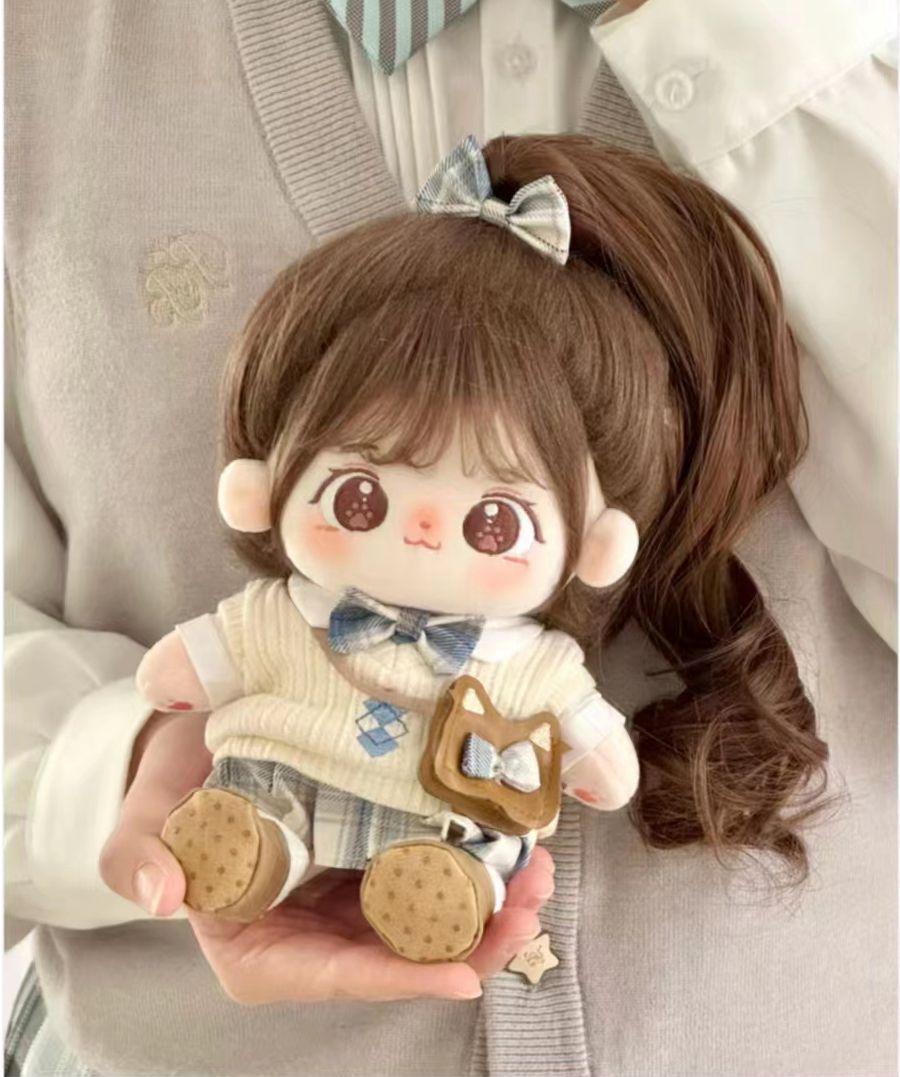 

Плюшевая кукла Мяо Мяо 20 см со сменной одеждой – Идеальный подарок для девочек 20cm Miaomiao No Skeleton