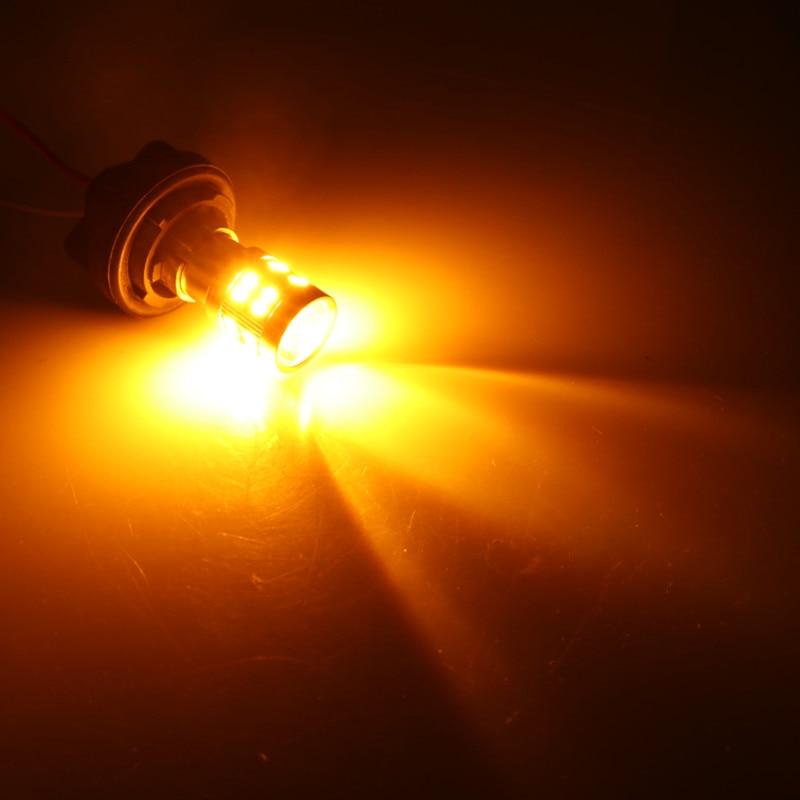 2PCS 1156 Signal Lamp PY21w Ba15s P21w LED 24SMD 3030 Canbus Car Turn Signal Light Brake Backup Light Universal 12V