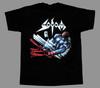Coleção Sodom Réplica Manga Curta Presente Para Fã Preto Todos os Tamanhos Camiseta Masculina Unissex