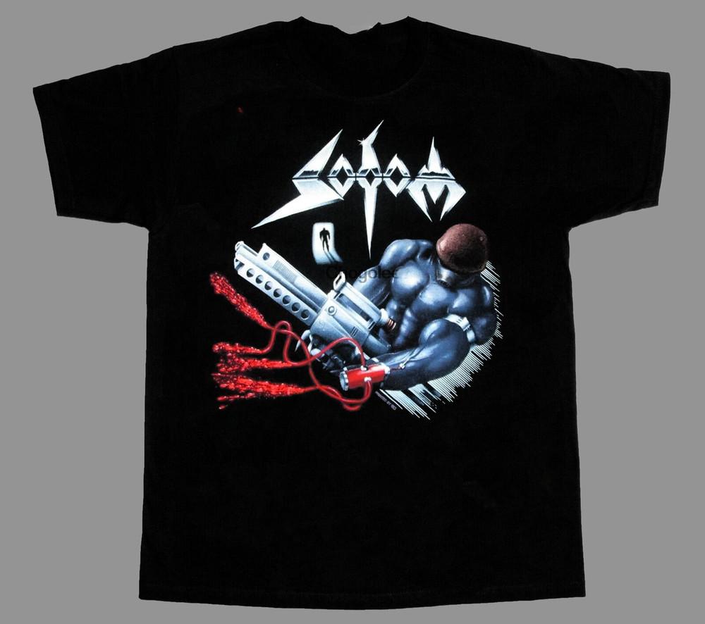 

Collection Sodom Reprint Short Sleeve Gift For Fan Black All Size Men Unisex T-Shirt XXXL