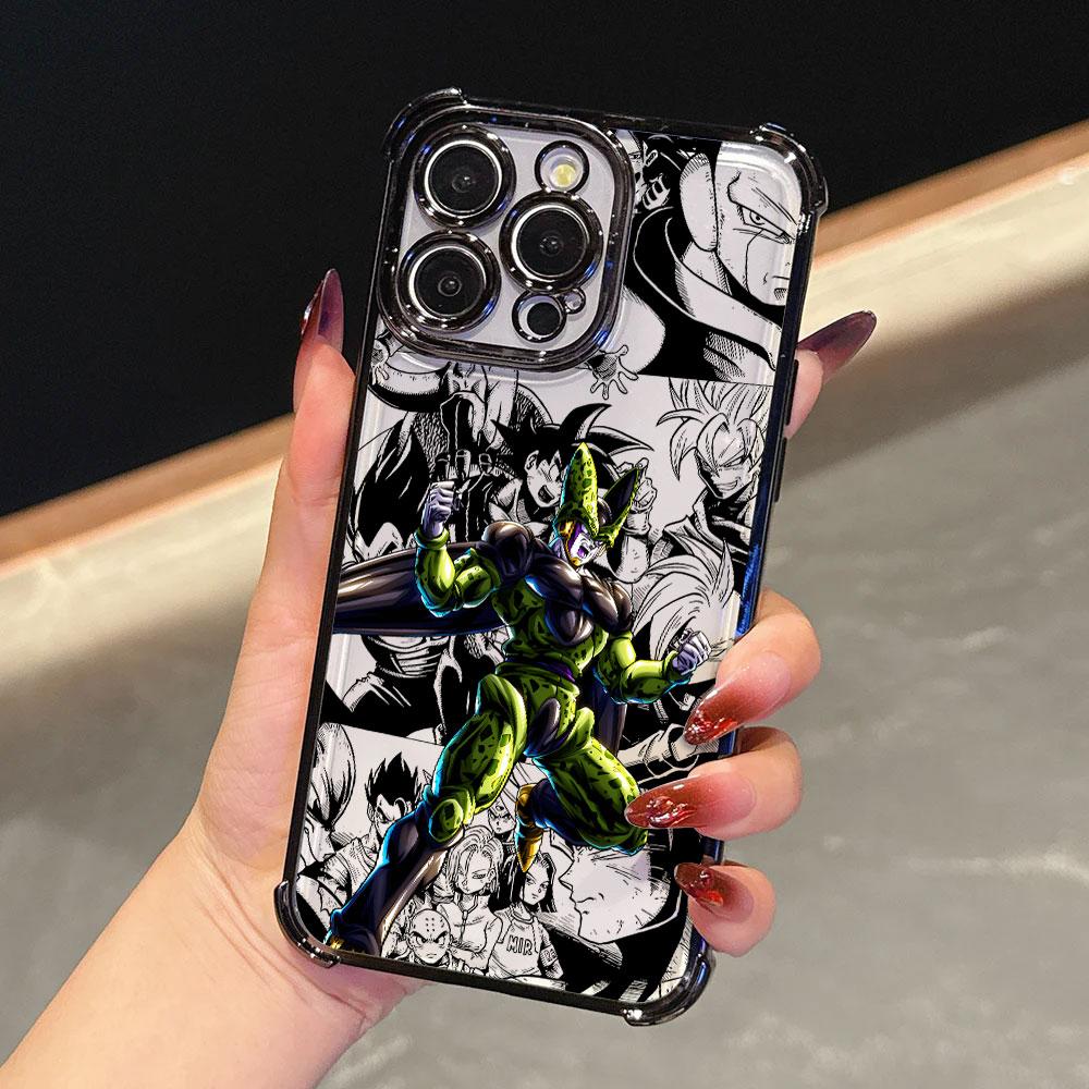 Japanese Anime D-Dragon Balls Funda For iPhone 17 Pro 16 15 14 13 12 11 Pro Max Case 17 Plus 17E 16E 17Air Silicone Phone Cover
