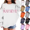 Kids Long Sleeve Printed Neck Sweatshirt Casual Pullover Top